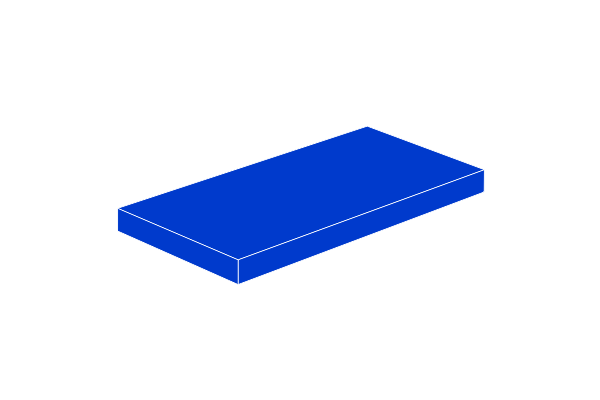Obrázok výrobcu 2x4 - Fliese Blau