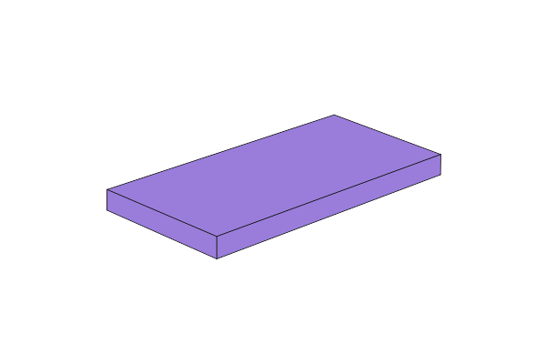 Obrázek 2x4 - Fliese Medium Lavender