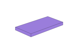 Bild von 2x4 - Fliese Medium Lavender