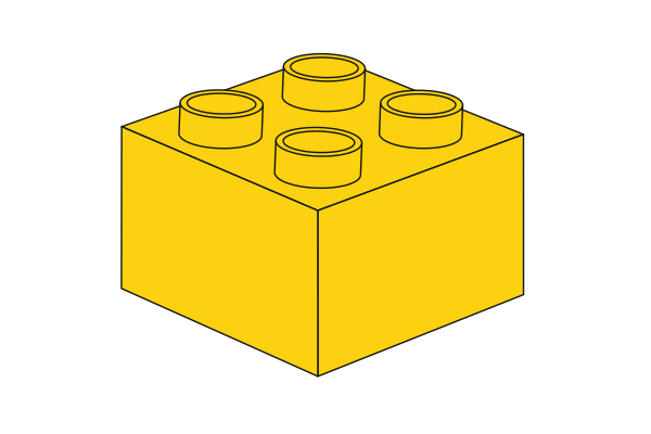 Picture of Duplo 2 x 2 - Gelb
