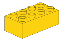 Bild von Duplo 2 x 4 - Gelb