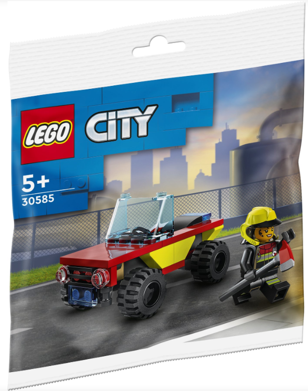 Зображення з  LEGO City 30585 Feuerwehr Wagen mit Figur Polybag