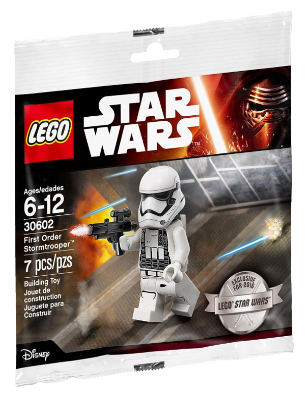 Зображення з  LEGO Star Wars 30602 First Order Stormtrooper Polybag