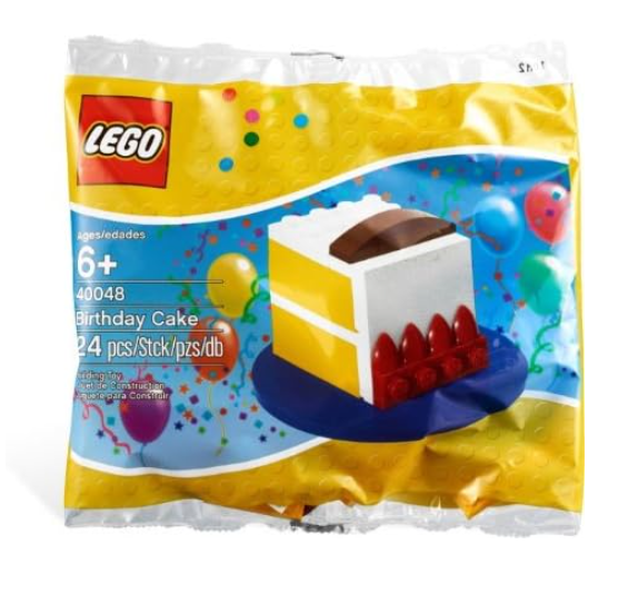 Resmi LEGO® 40048 Geburtstagskuchen Polybag