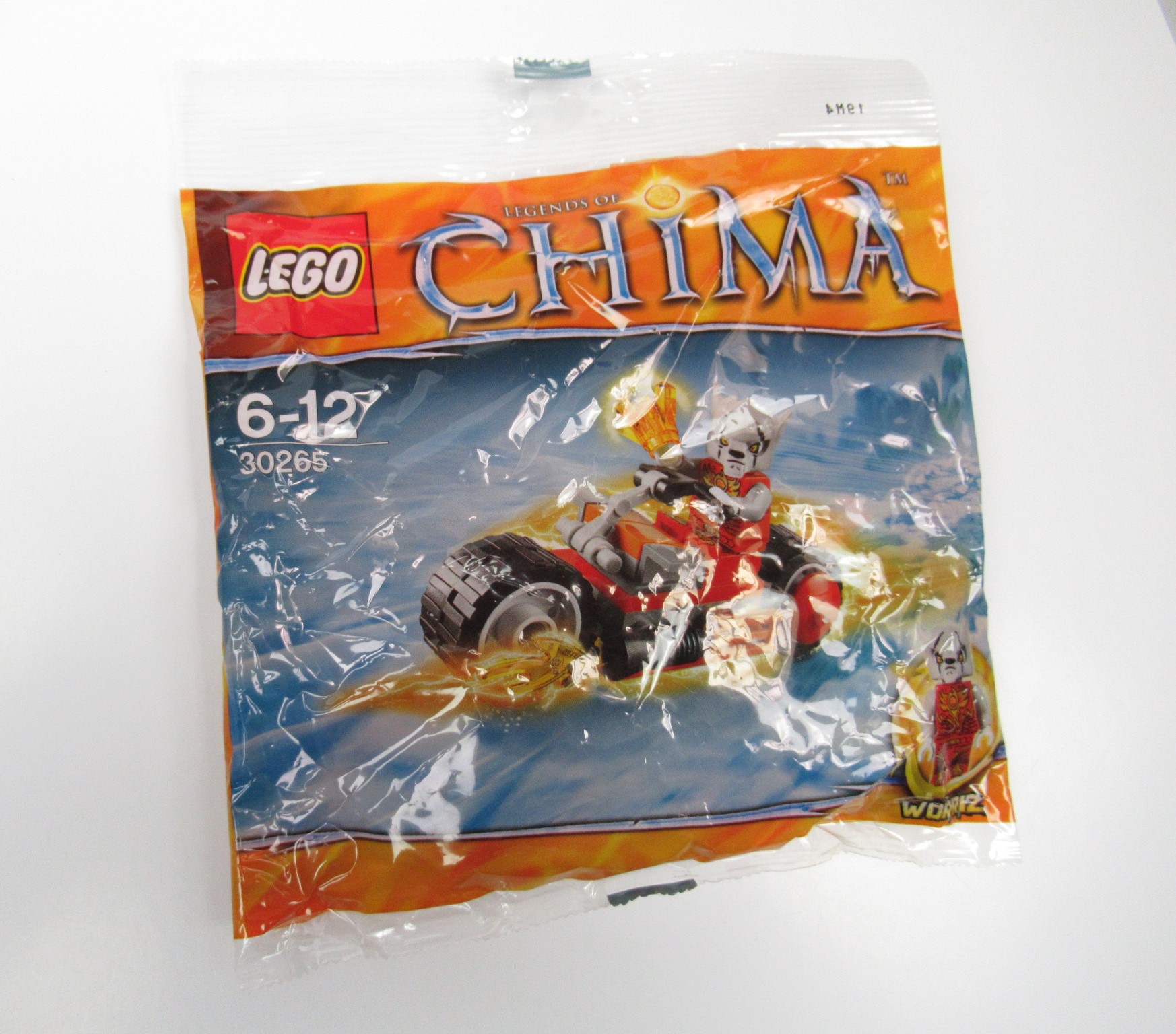 LEGO Worriz Feuer Bike Legends of Chima 30265 Polybagの画像