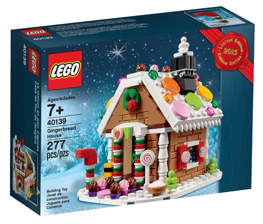 Obraz Lego 40139 - Weihnachtliches Lebkuchenhaus
