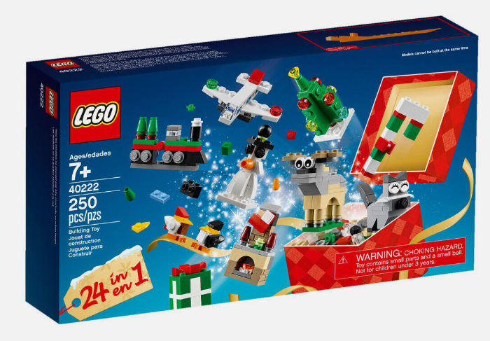 Obraz LEGO 40222 Christmas Build Up – 24 in 1 Set