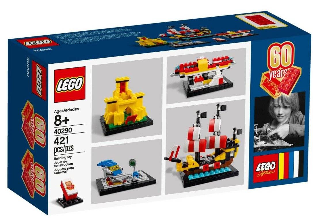 Изображение Lego 40290 60 Jahre LEGO® Stein