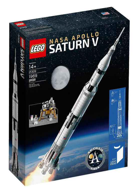 Obraz Lego 21309 - NASA Apollo Saturn V