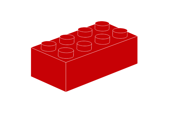 Immagine relativa a 2 x 4 - Rot Schlüsselanhänger