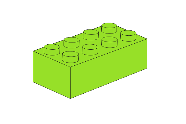 Immagine relativa a 2 x 4 - Hellgrün / Lime Schlüsselanhänger