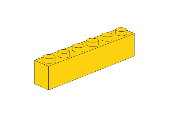 Picture of 1 x 6 - Yellow