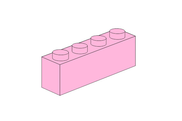 Pilt 1 x 4 - Pink