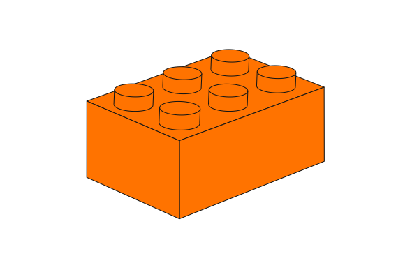 Bild av 2 x 3 - Orange