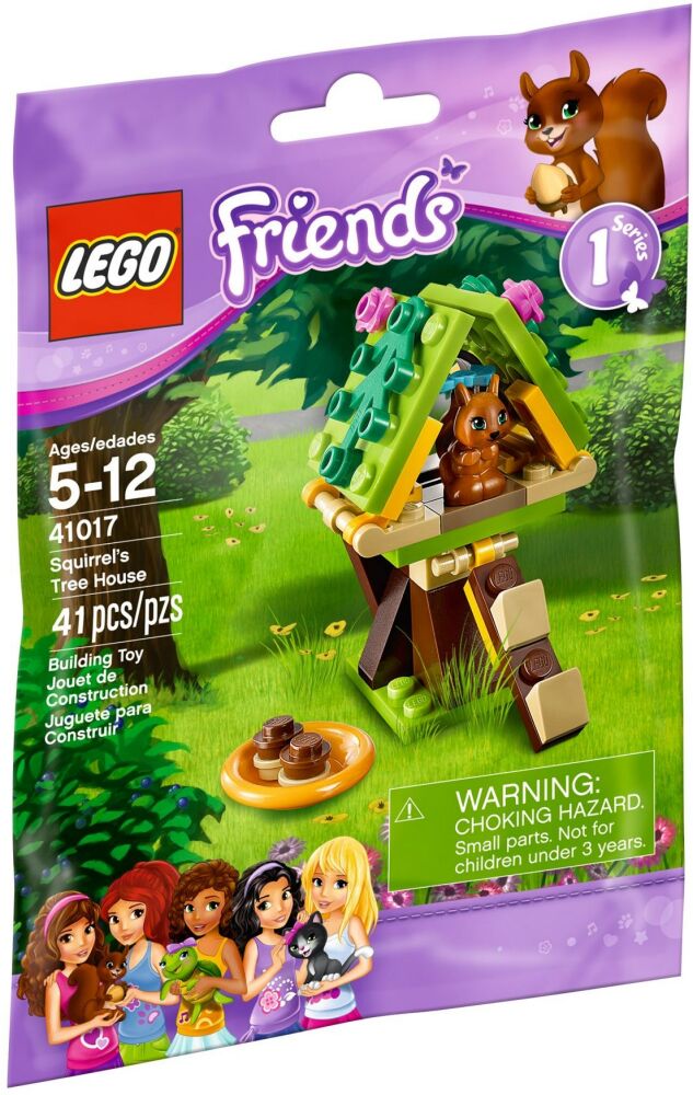 Зображення з  LEGO  41017 Squirrel's Tree House Polybag Set