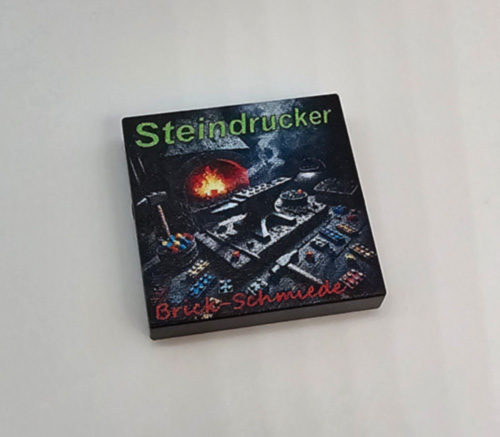 Bild von Steindrucker Plattencover 2x2 Tile