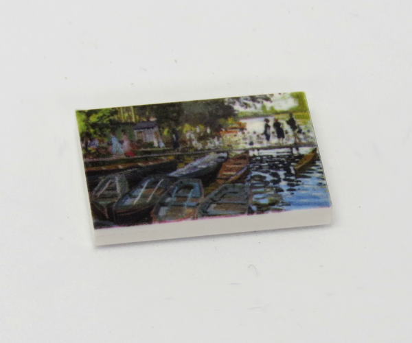 Immagine relativa a G037 / 2 x 3 - Fliese Gemälde Claude Monet Badende