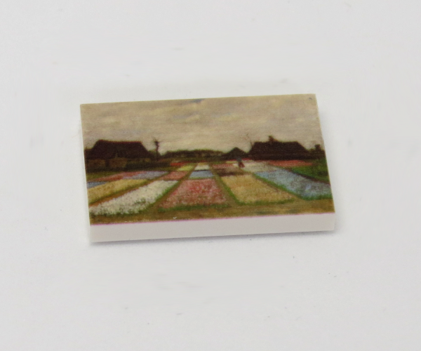 G045 / 2 x 3 - Fliese Gemälde Fields의 그림