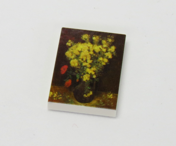 G058 / 2 x 3 - Fliese Gemälde Mohnblumen의 그림