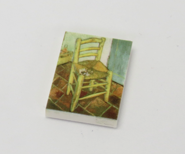 Kép a G076 / 2 x 3 - Fliese Gemälde Van Gogh's Chair