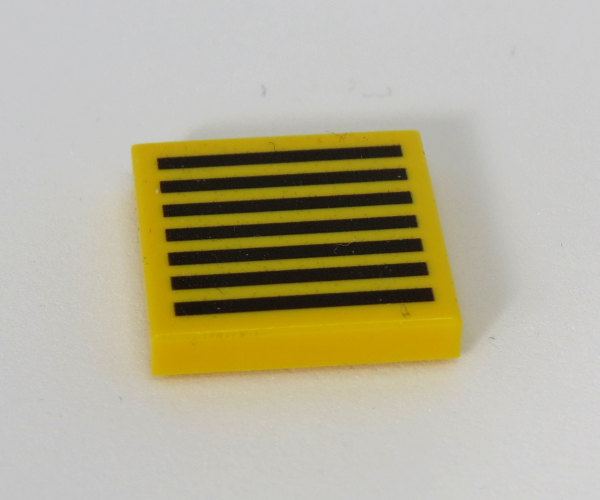Afbeelding van 2 x 2 - Fliese Yellow - Space Classic Gitter