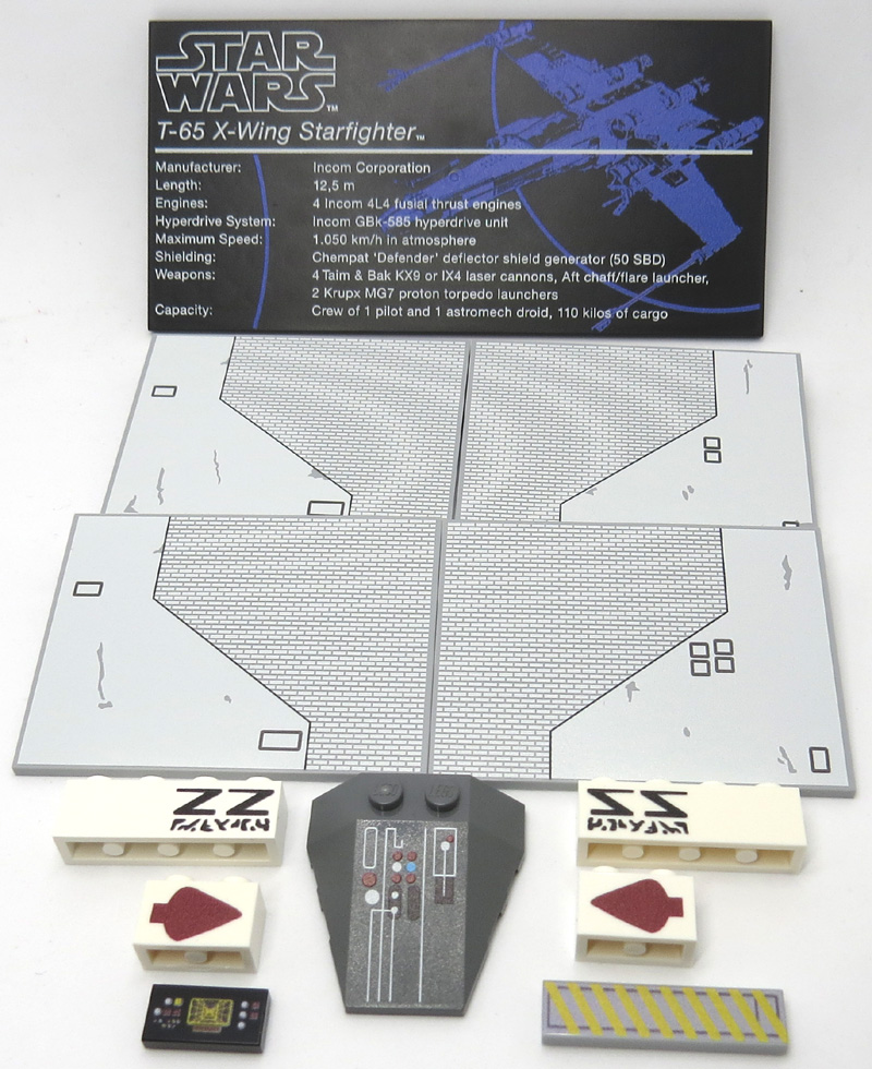 Resmi X-Wing 10240 Custom Package