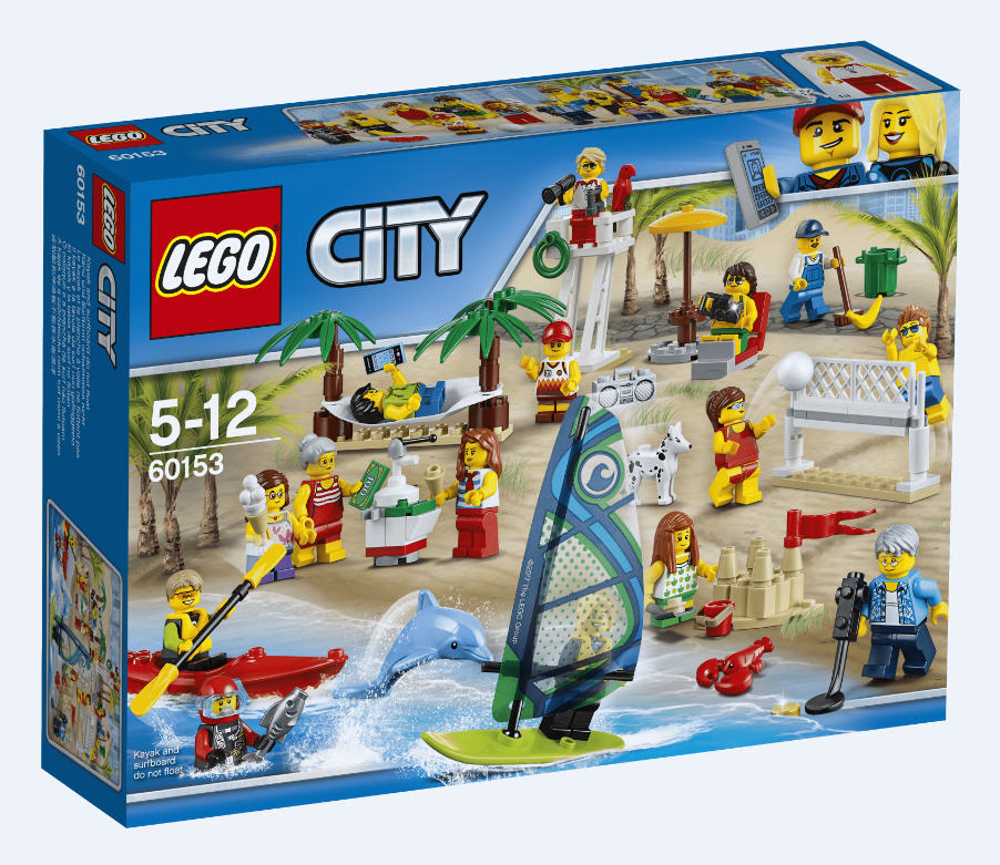 Imagem de LEGO City 60153 Stadtbewohner Ein Tag am Strand