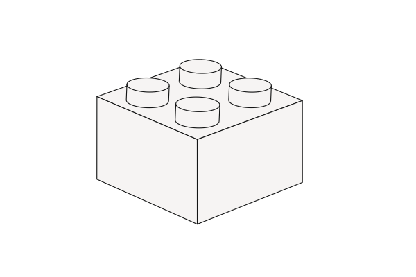 Picture of 2 x 2 - Weiß