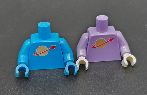 Bild von new Space Torso - Minifig Upper Parts