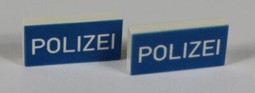 Kép a 1 x 2 - Fliese White - Polizei
