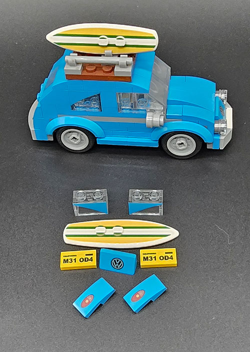 Mini Käfer Custom Bricks