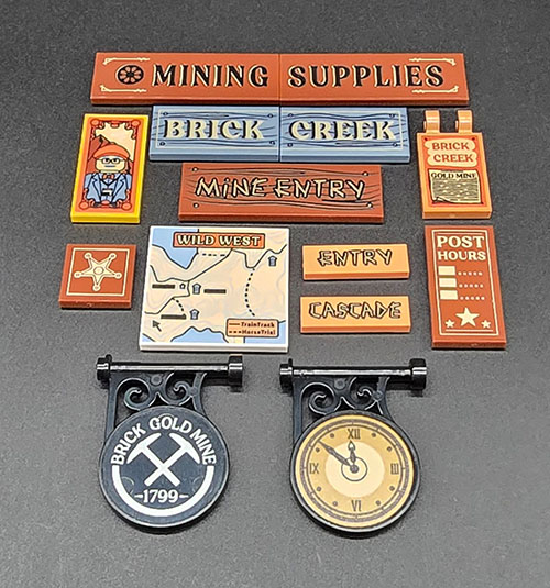 Bricklink 910055 Gold Mine Expedition Custom Package
