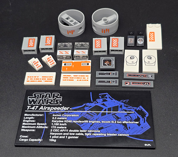 Snowspeeder Package 75144