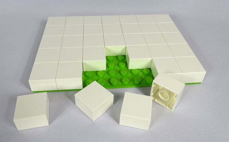 Billede af Puzzle Steinplatte klein 5x7