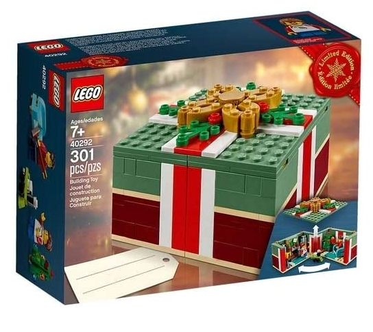Obraz LEGO Set 40292 Weihnachtsgeschenkbox 