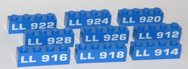 Picture of 1x4 Blue LL... - Space Classic