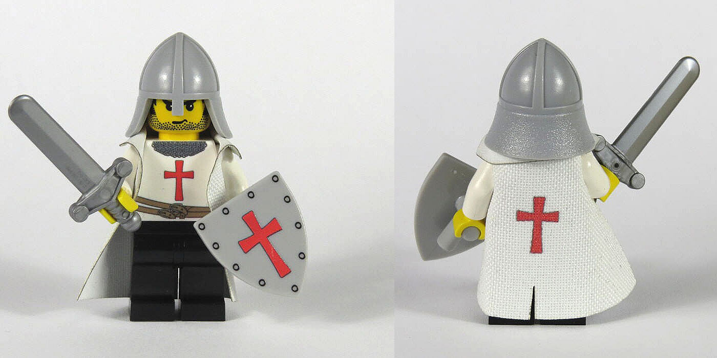 Resmi Lego Kreuzritter mit Umhang