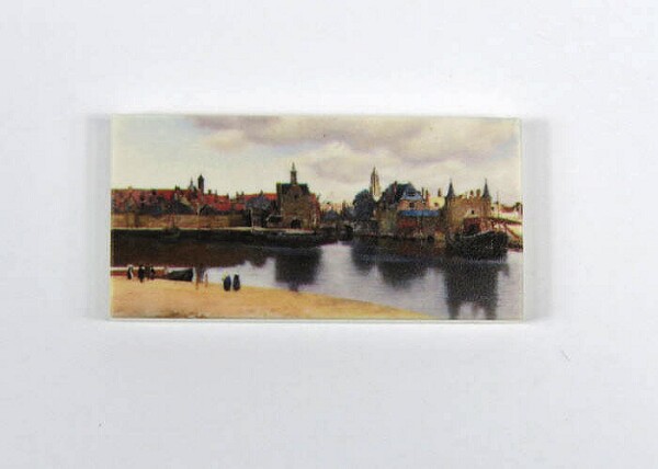 G004 / 2 x 4 - Fliese Gemälde Ansicht Delftの画像