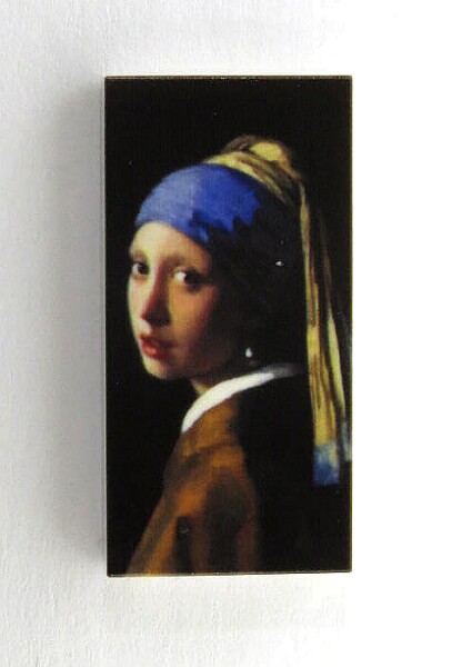 G007 / 2 x 4 - Fliese Gemälde Mädchenの画像