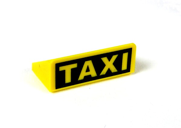 Lego Steindrucker Marketing Bausteine Taxi Schild 1x2 Slope